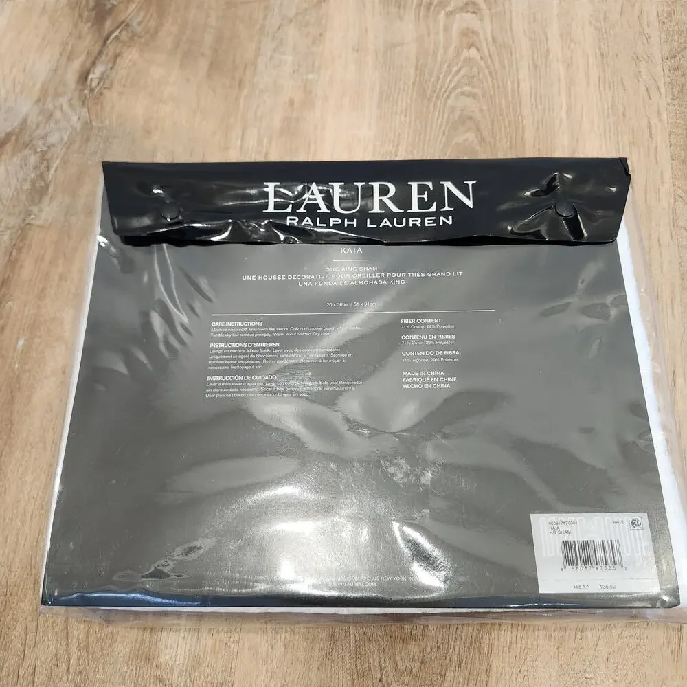 Ralph Lauren Kaia Matelassé Sham, King 20